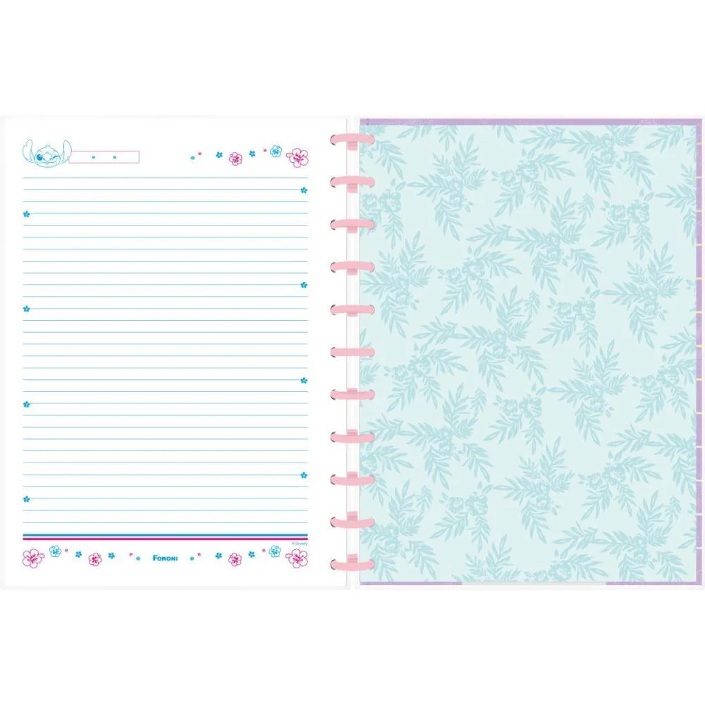 CADERNO 01X1 CAPA DURA STITCH DISCO 80F FORONI (UNIDADE) - imagem 7