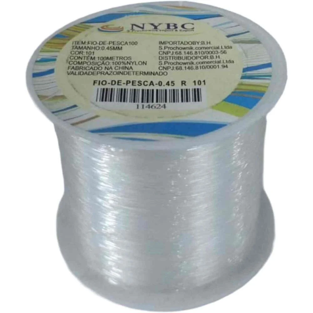 FIO DE NYLON 0,45MM C/100M. NYBC (ROLO) - imagem 5