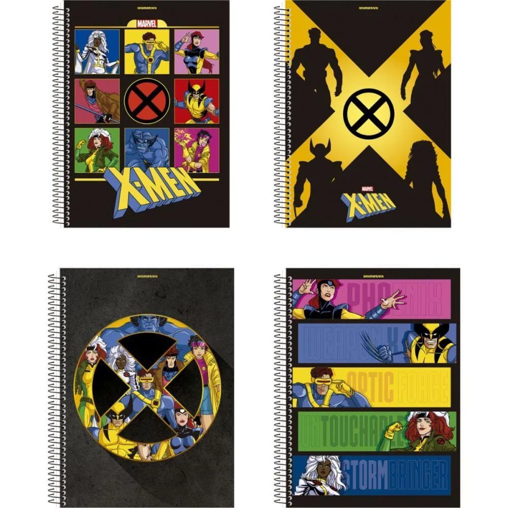 CADERNO 01X1 CAPA DURA X-MEN 80F ANIMATIVA (PCT.C/04) - imagem 2
