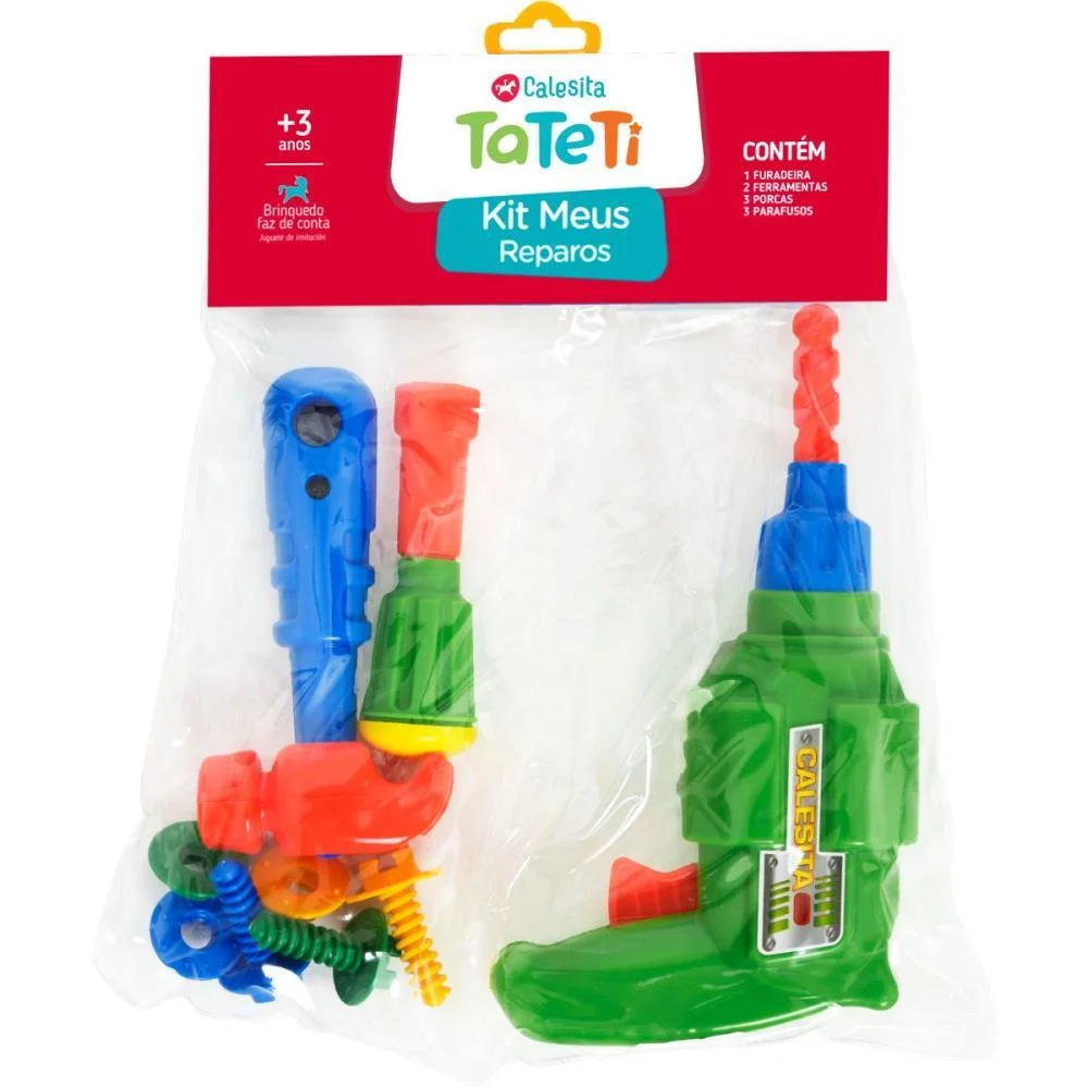 BRINCANDO DE PROFISSOES KIT MEUS REPAROS (S) TATETI  - imagem 3