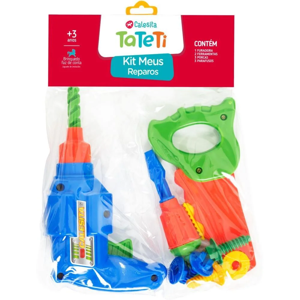BRINCANDO DE PROFISSOES KIT MEUS REPAROS (S) TATETI  - imagem 4