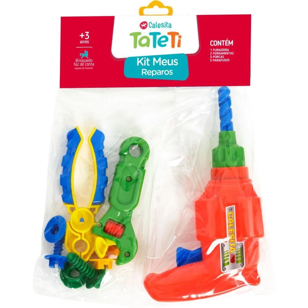 BRINCANDO DE PROFISSOES KIT MEUS REPAROS (S) TATETI  - imagem 5