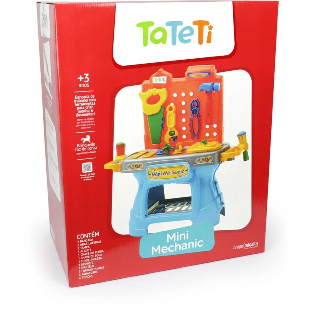BRINCANDO DE PROFISSOES MINI MECHANIC TATETI  - imagem 10