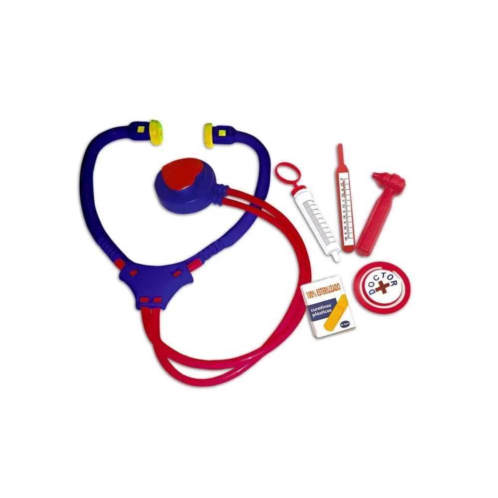 BRINCANDO DE PROFISSOES MALETA DOUTOR AZUL PICA PAU  - imagem 3