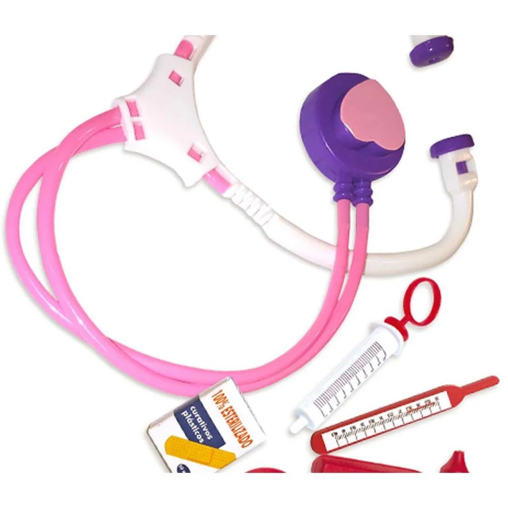 BRINCANDO DE PROFISSOES MALETA DOUTORA ROSA PICA PAU  - imagem 4