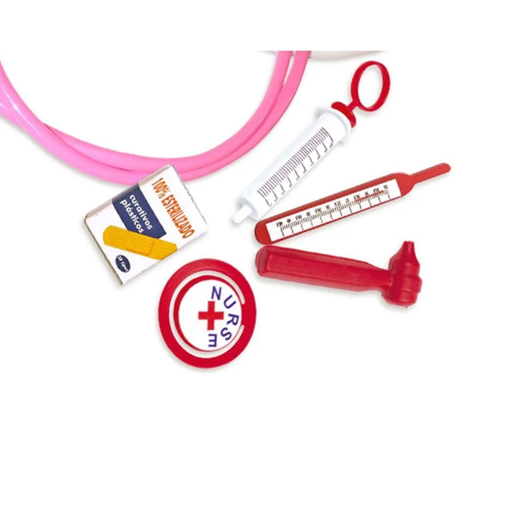 BRINCANDO DE PROFISSOES MALETA DOUTORA ROSA PICA PAU  - imagem 5