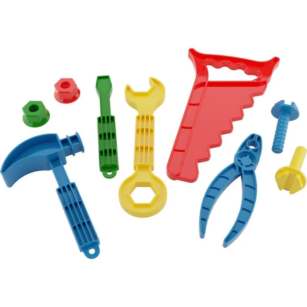 BRINCANDO DE PROFISSOES MEU KIT FERRAMENTAS GGB PLAST  - imagem 3