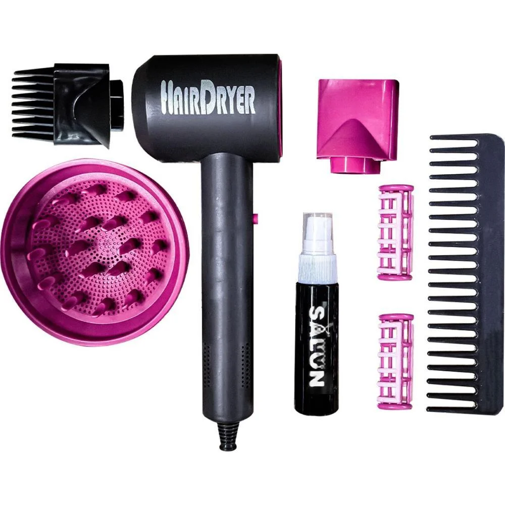 BRINCANDO DE PROFISSOES KIT SALAO DE BELEZA VIP 10PCS DM TOYS  - imagem 4