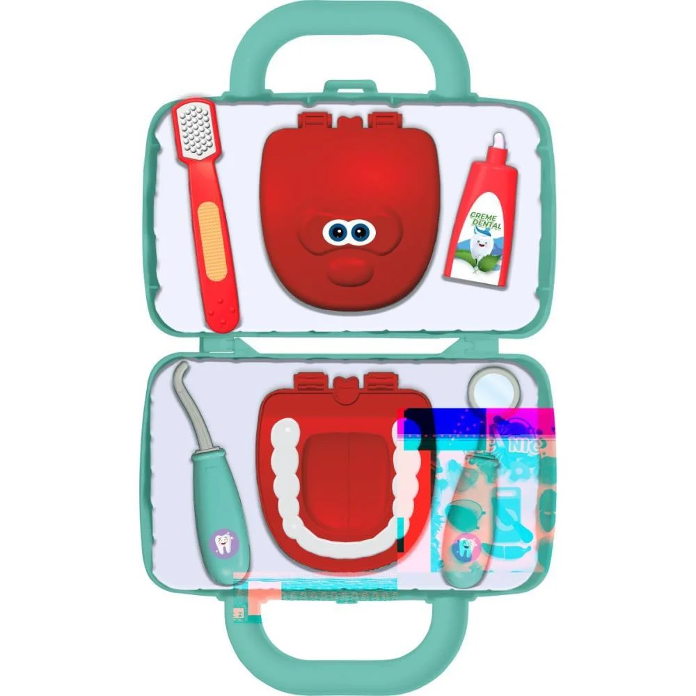 BRINCANDO DE PROFISSOES MALETINHA DENTINHO DIVERTIDO PICA PAU  - imagem 3