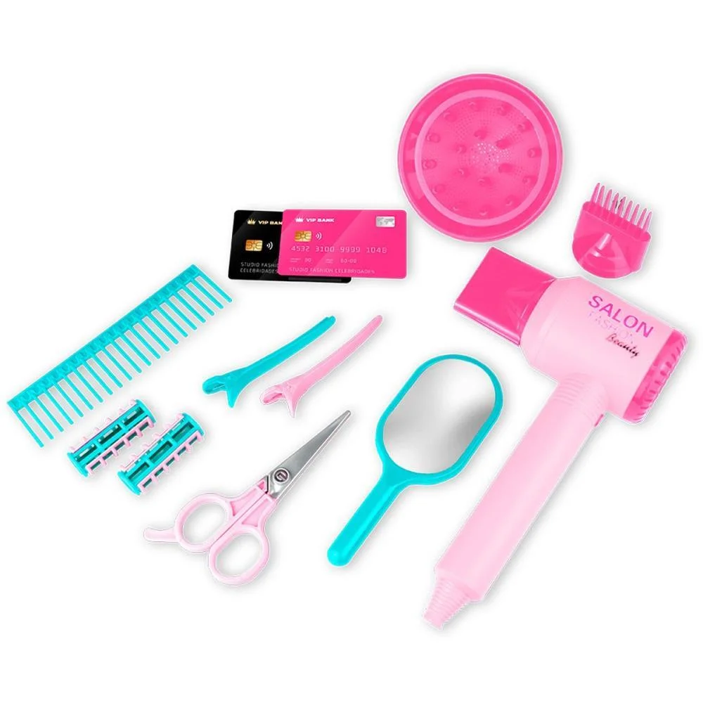 BRINCANDO DE PROFISSOES STUDIO FASHION CORTE & ESCOVA CARDOSO TOYS  - imagem 2