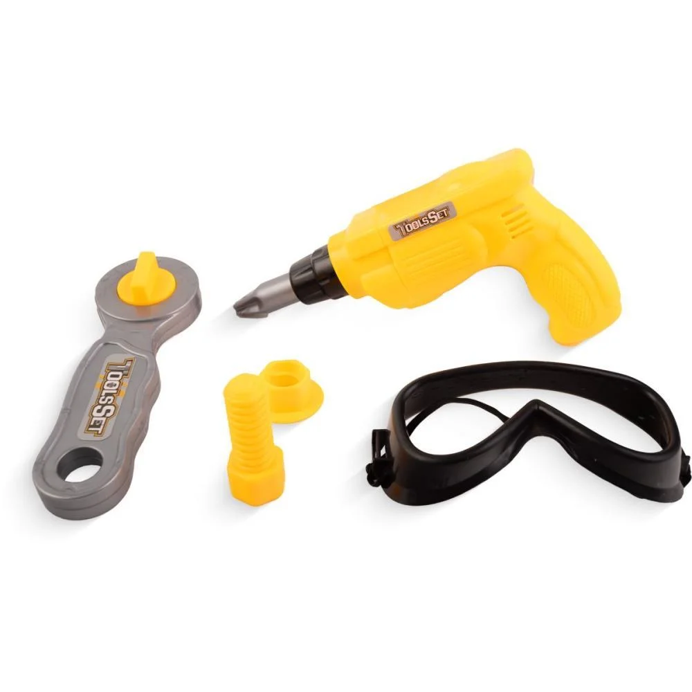 BRINCANDO DE PROFISSOES PEQUENOS MARCENEIROS MOD.4 5PC PICA PAU  - imagem 2