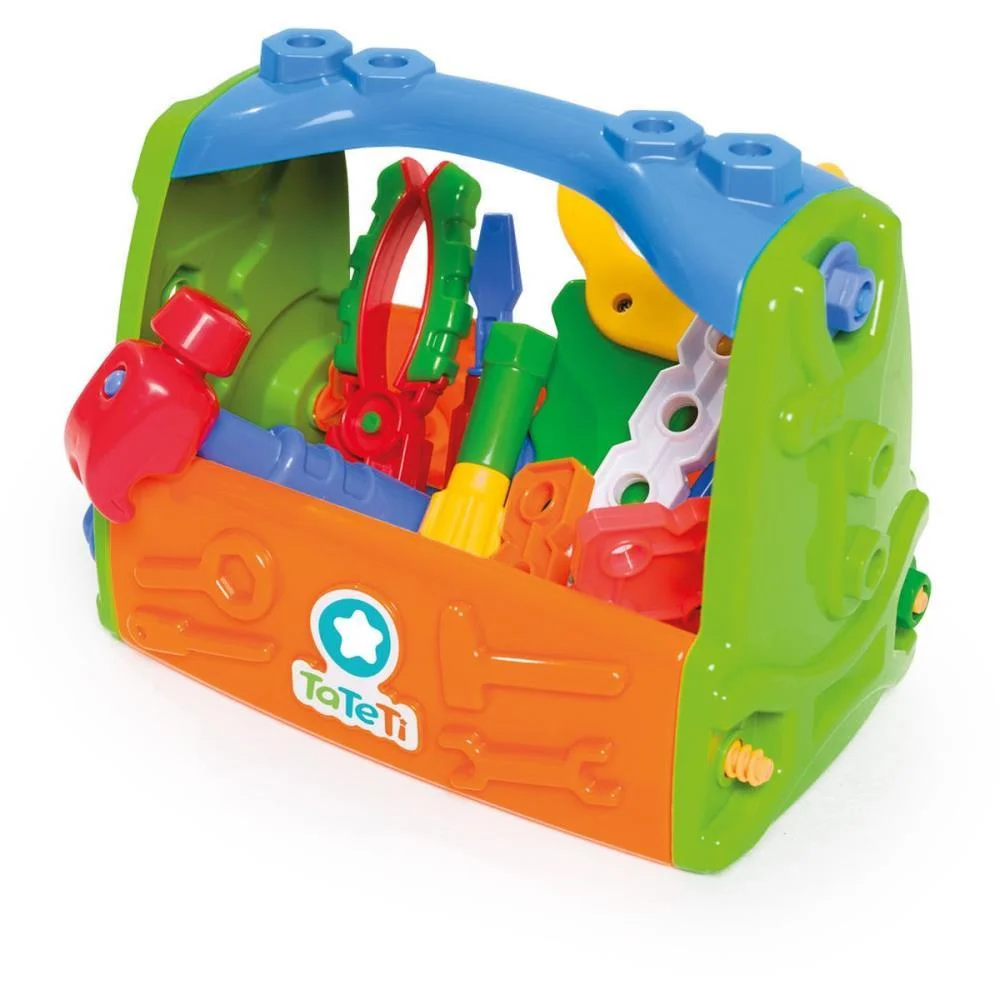 BRINCANDO DE PROFISSOES CAIXA DE FERRAMENTAS COMPLETA TATETI  - imagem 3