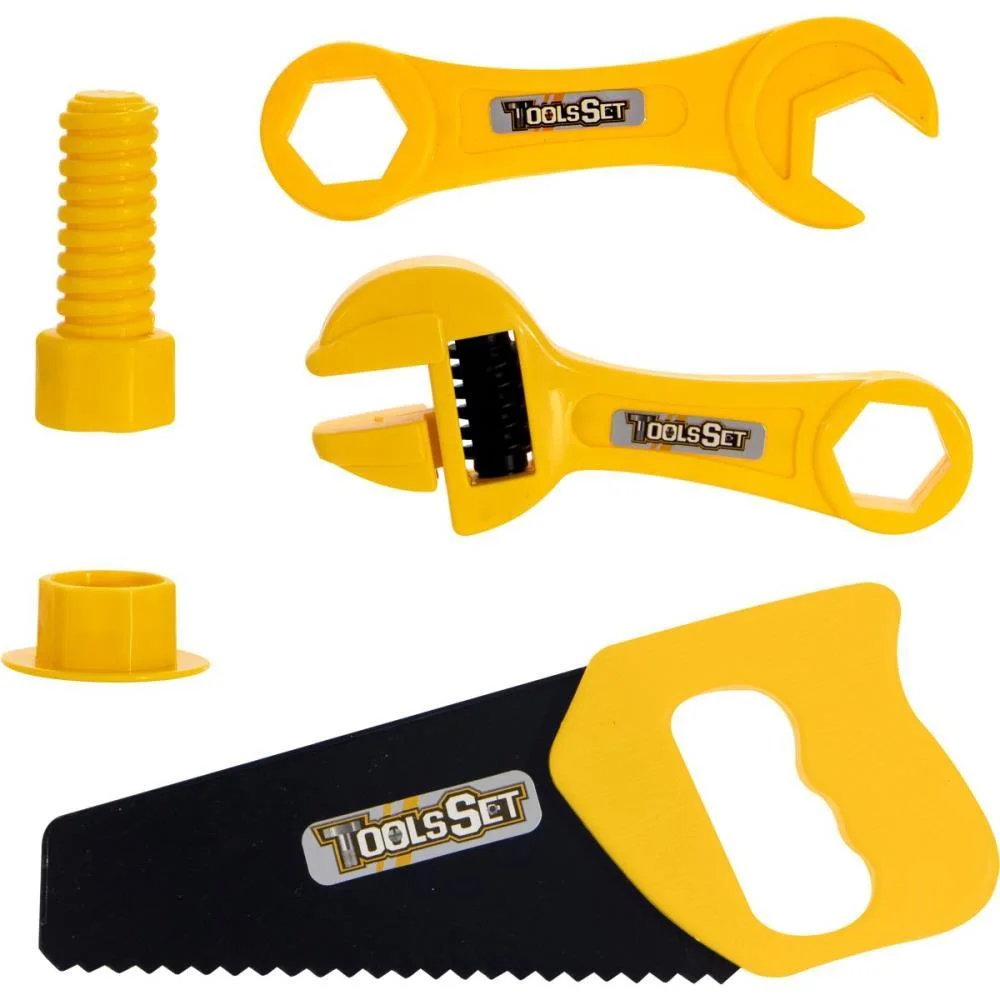 BRINCANDO DE PROFISSOES KIT FERRAMENTA C/5PCS ART BRINK  - imagem 3