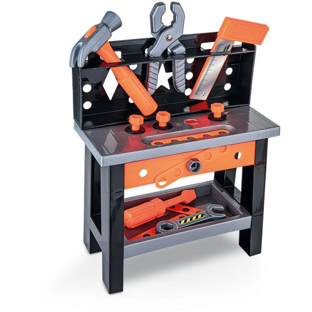 BRINCANDO DE PROFISSOES BANCADA DE FERRAMENTAS PICA PAU  - imagem 3