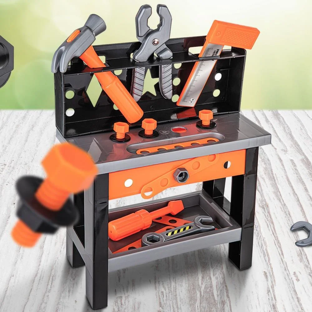 BRINCANDO DE PROFISSOES BANCADA DE FERRAMENTAS PICA PAU  - imagem 10