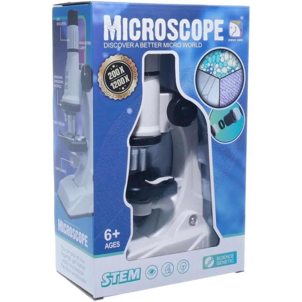 BRINCANDO DE PROFISSOES MICROSCOPIO 25CM PP IMPORT  - imagem 4