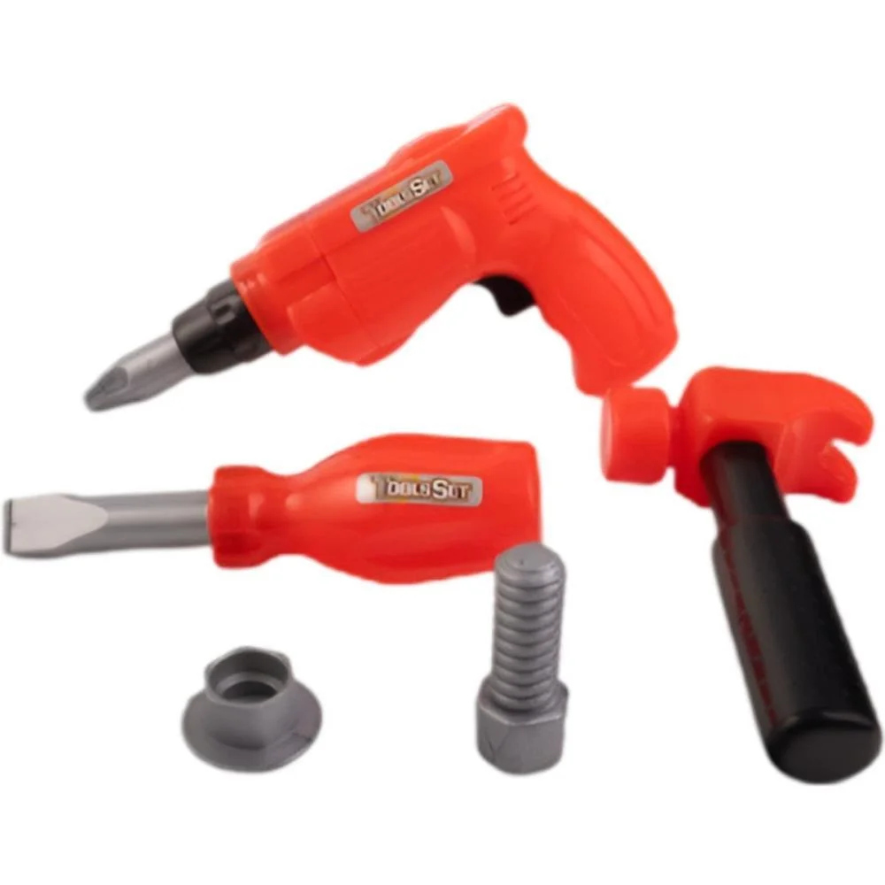 BRINCANDO DE PROFISSOES PEQUENO MARCENEIRO MOD.5 5PCS PICA PAU  - imagem 3