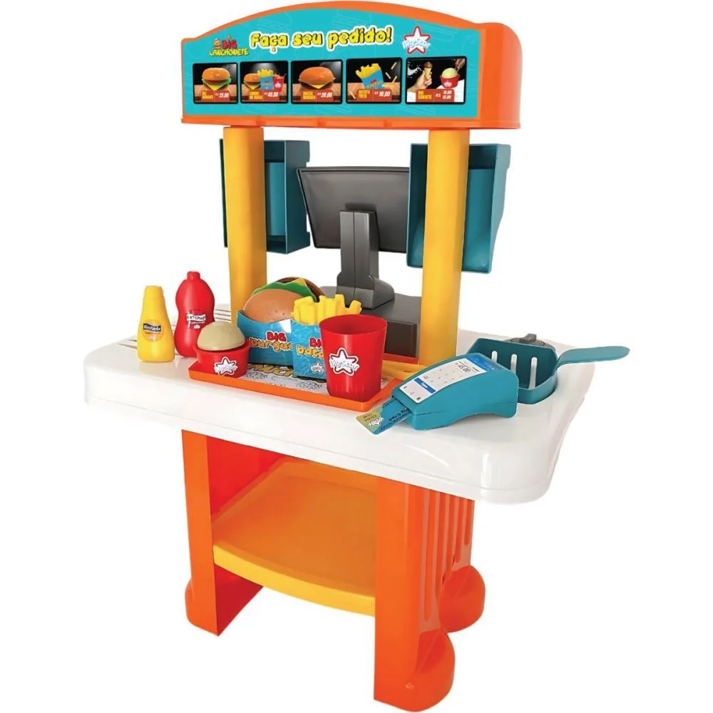 BRINCANDO DE PROFISSOES BIG LANCHONETE 56CM BIG STAR  - imagem 4