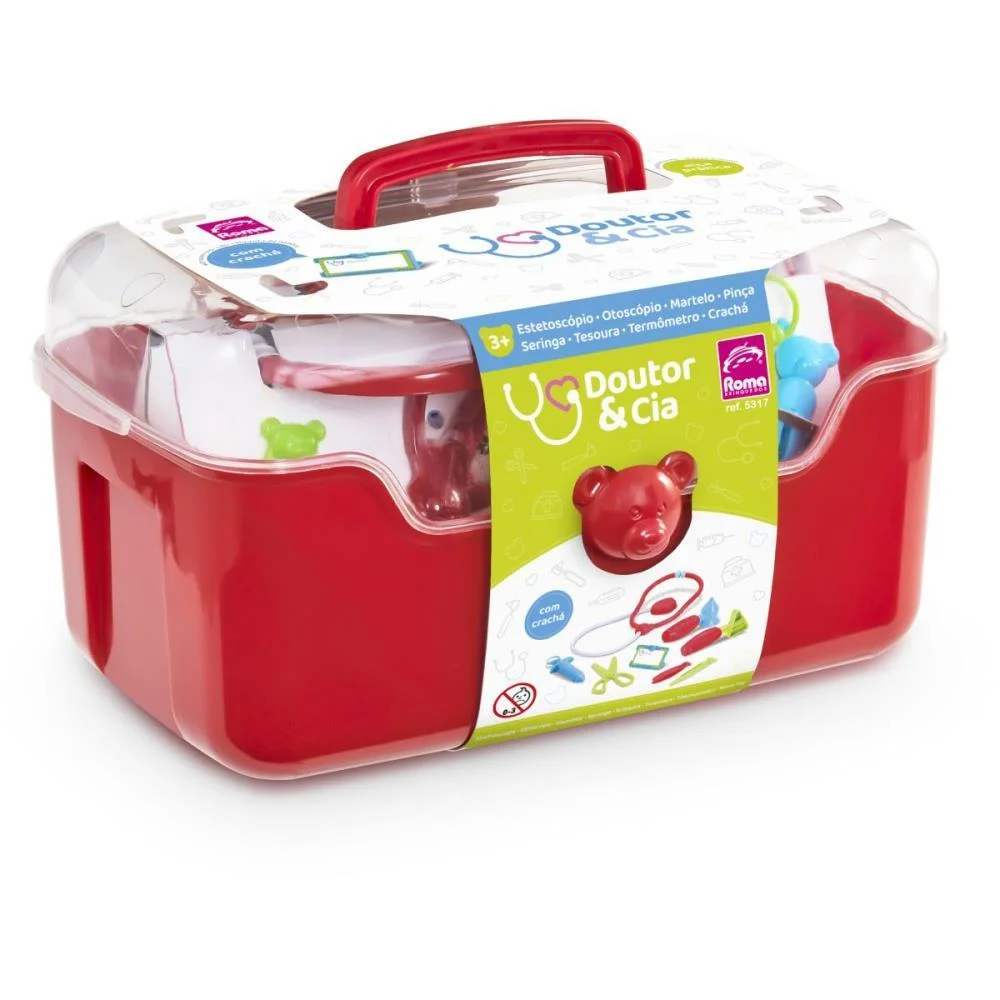 BRINCANDO DE PROFISSOES DOUTOR E CIA MALETA MENINO ROMA  - imagem 4
