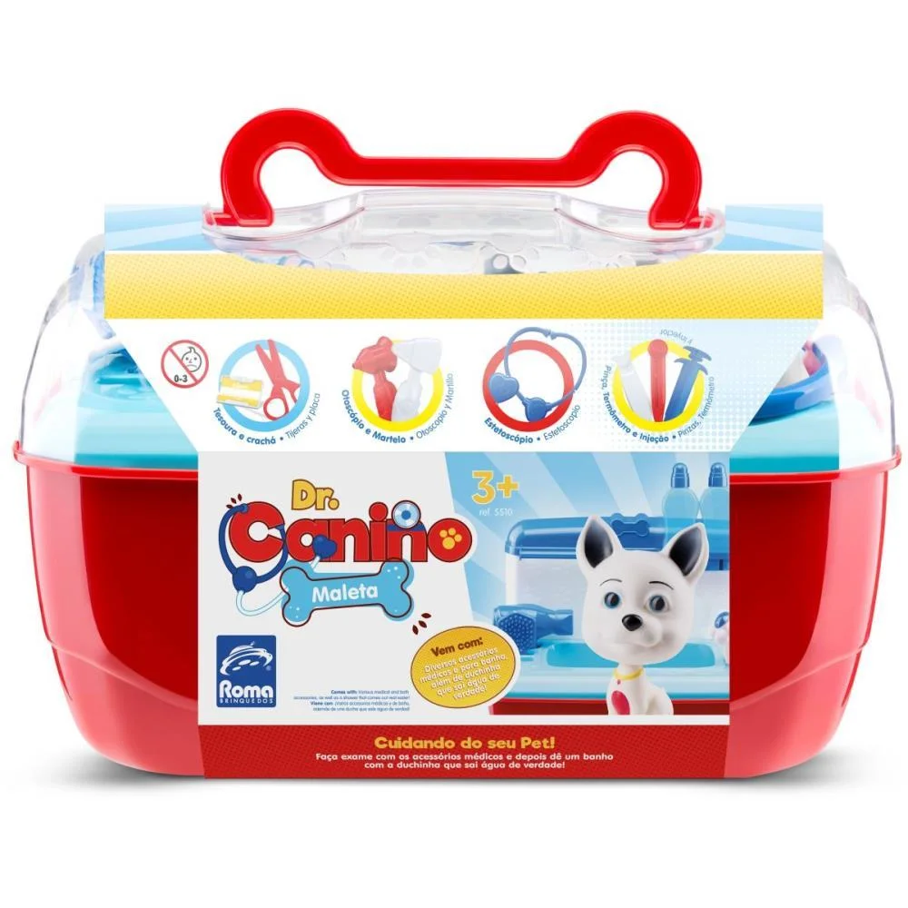 BRINCANDO DE PROFISSOES DOUTOR CANINO PET MALETA (S) ROMA  - imagem 10