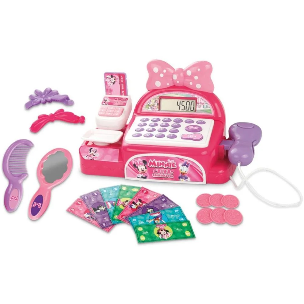 BRINCANDO DE PROFISSOES CAIXA REGISTRADORA MINNIE MULTIKIDS  - imagem 4