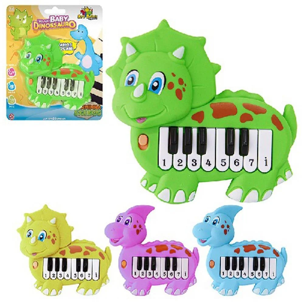 BRINQUEDO PARA BEBÊ PIANO BABY DINOSSAURO (S) ART BRINK  - imagem 5