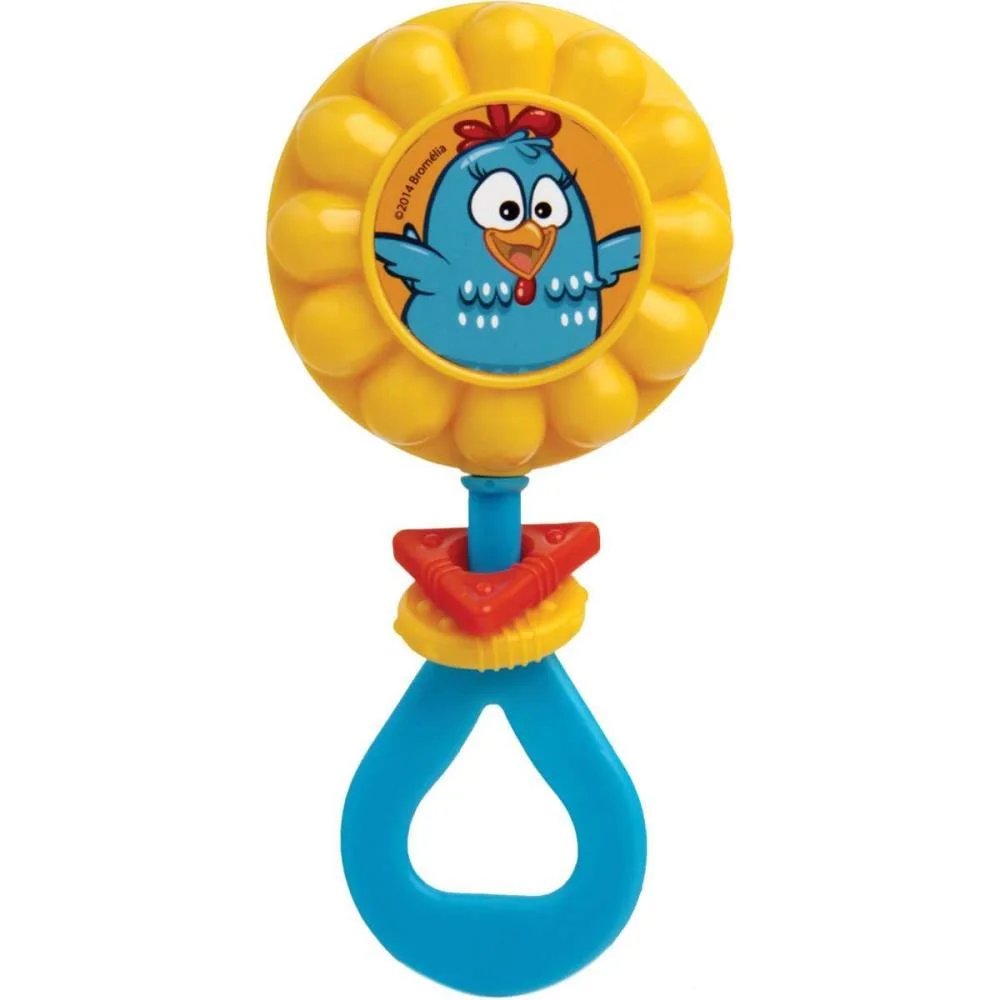 BRINQUEDO PARA BEBÊ GALINHA PINTADINHA CHOCALHO ELKA  - imagem 2