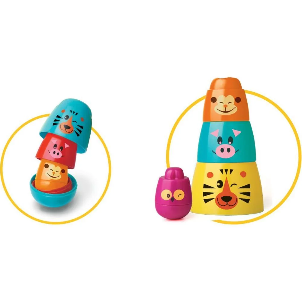 BRINQUEDO PARA BEBÊ MATRIOSKA BICHITOS ELKA  - imagem 3