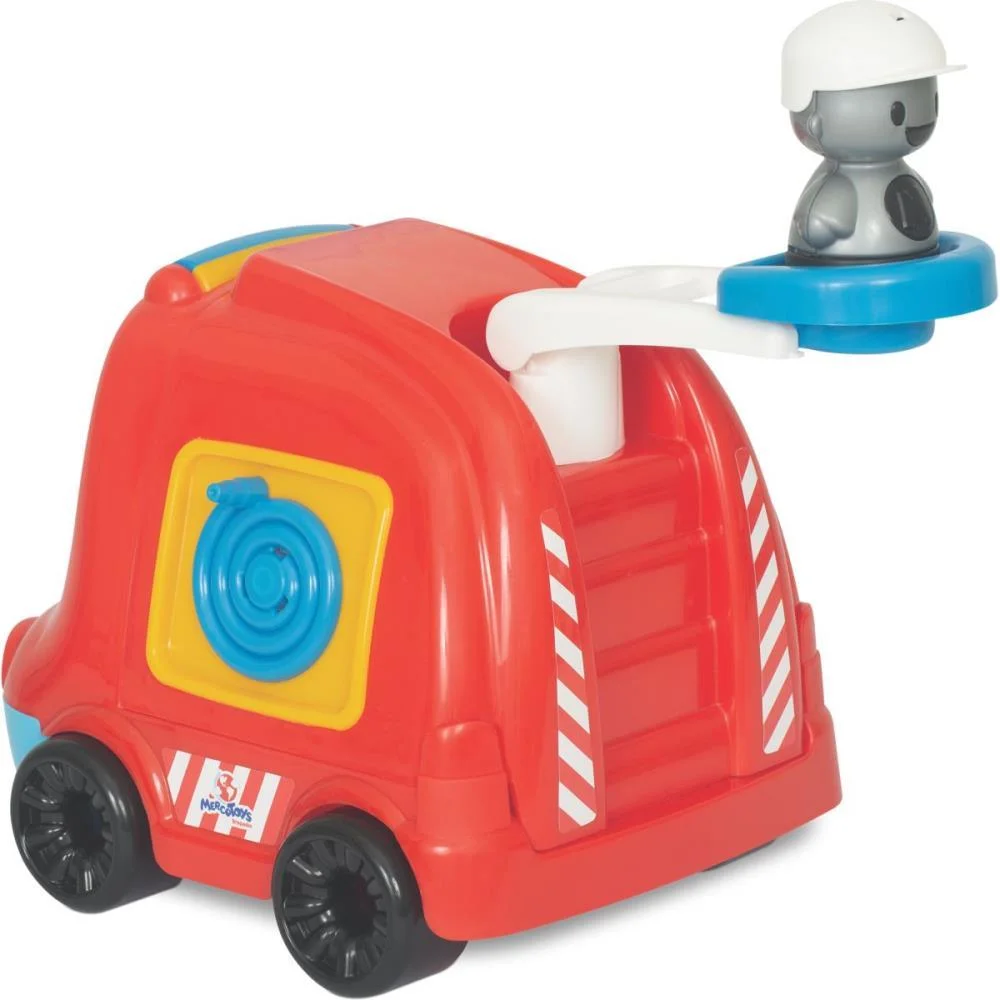 BRINQUEDO PARA BEBÊ TRUCKIDS BOMBEIRO C/ATIVIDADES MERCO TOYS  - imagem 4