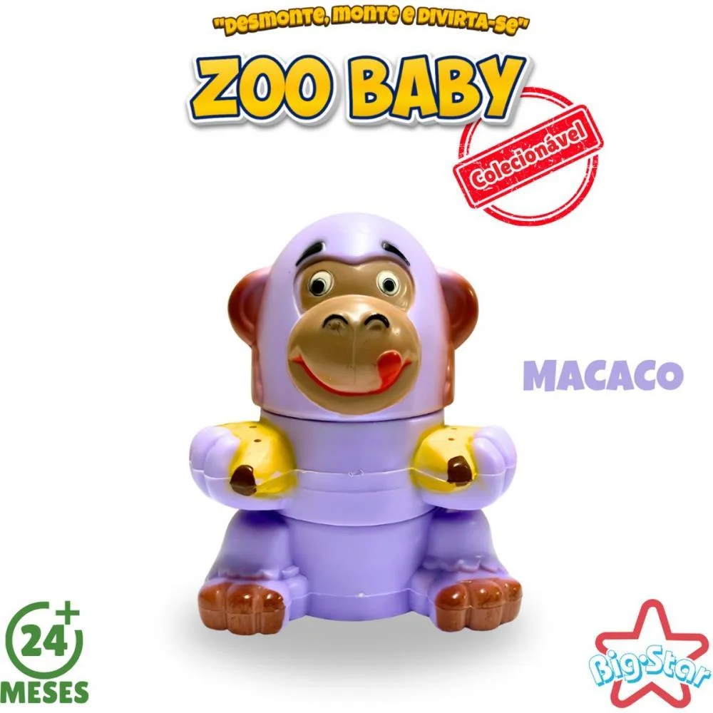 BRINQUEDO PARA BEBÊ ZOO BABY COLECIONAVEL SORTIDO BIG STAR  - imagem 5