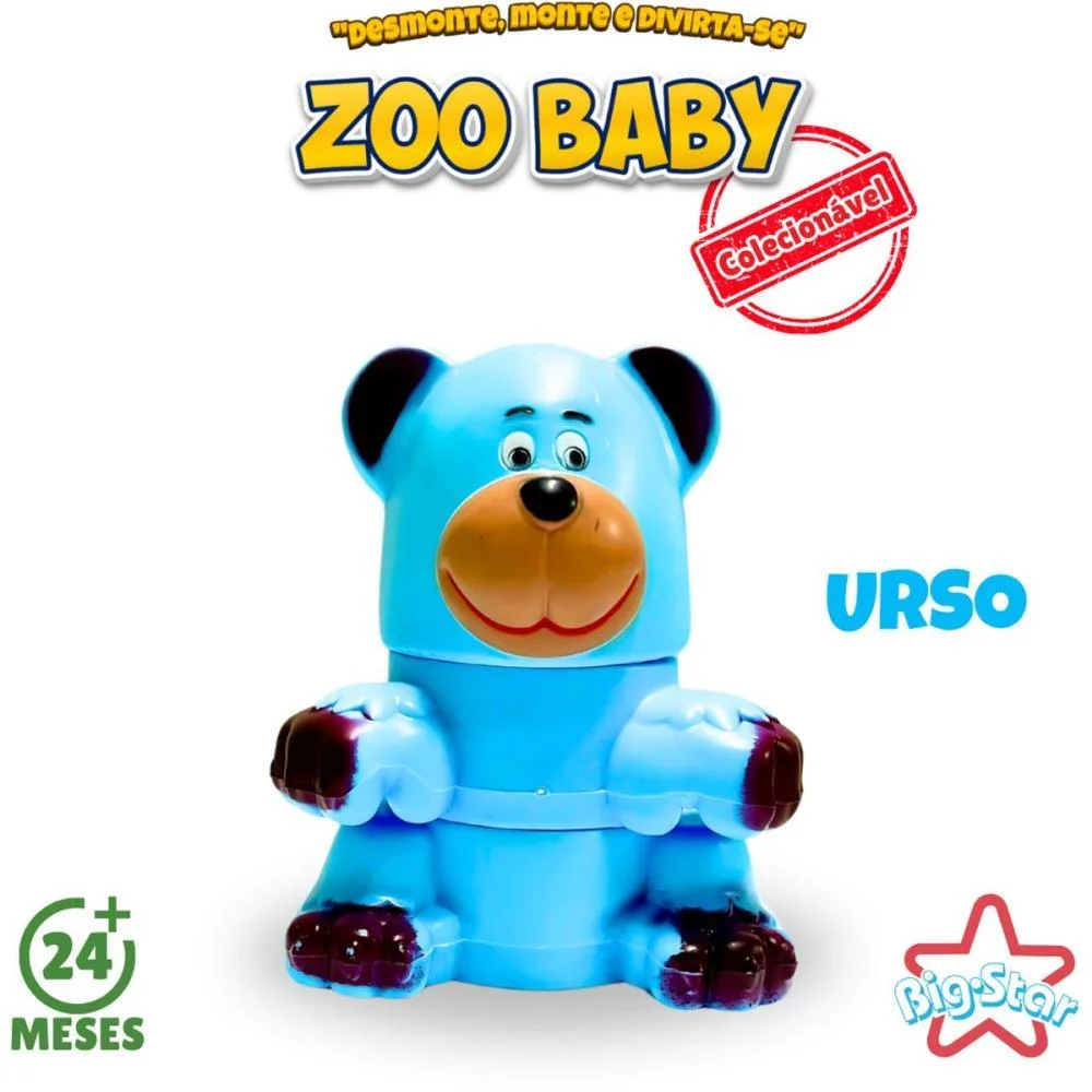 BRINQUEDO PARA BEBÊ ZOO BABY COLECIONAVEL SORTIDO BIG STAR  - imagem 7