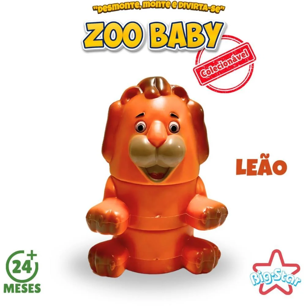 BRINQUEDO PARA BEBÊ ZOO BABY COLECIONAVEL SORTIDO BIG STAR  - imagem 8