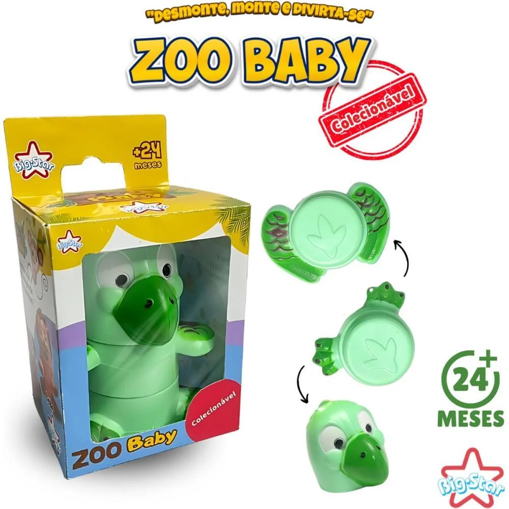 BRINQUEDO PARA BEBÊ ZOO BABY COLECIONAVEL SORTIDO BIG STAR  - imagem 9