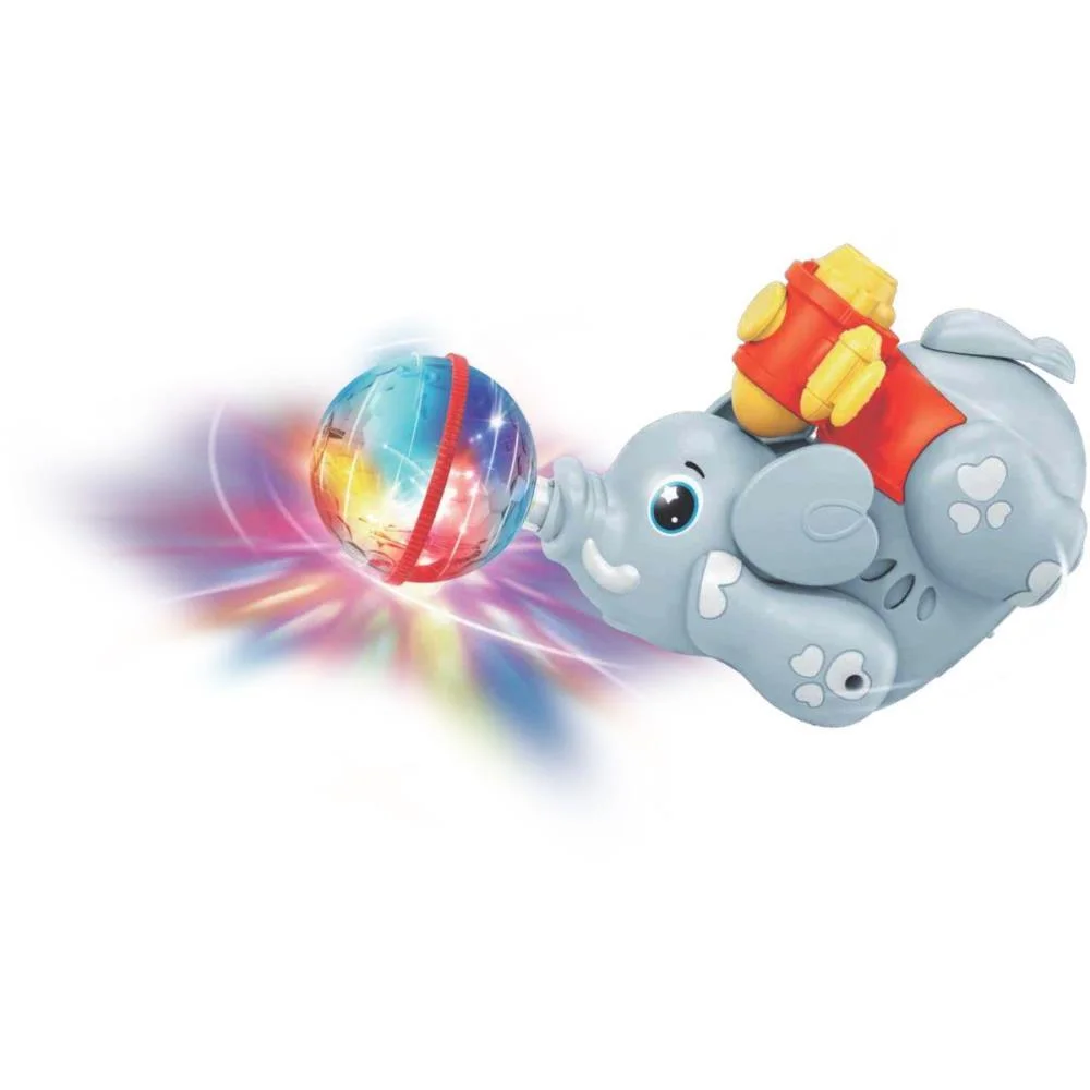 BRINQUEDO PARA BEBÊ ELEFANTE BRINCALHAO C/LUZES BRASKIT  - imagem 4