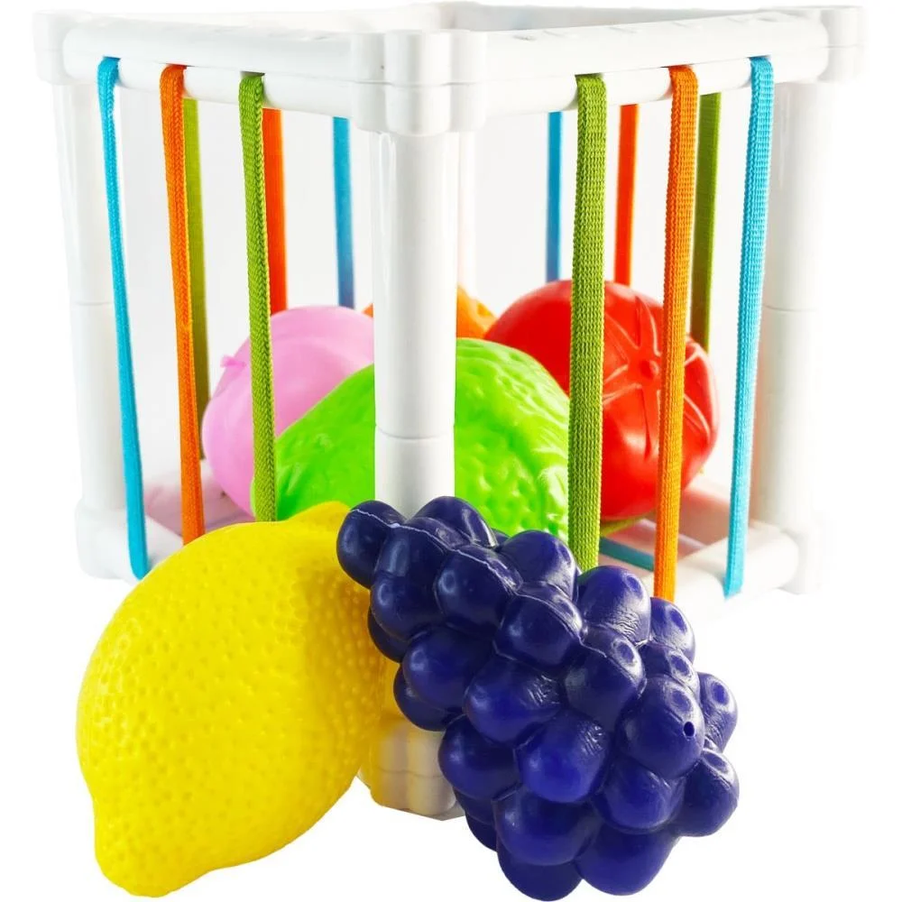 BRINQUEDO PARA BEBÊ CUBO DIVERTIDO C/ELASTICO (S) TOY MIX  - imagem 3