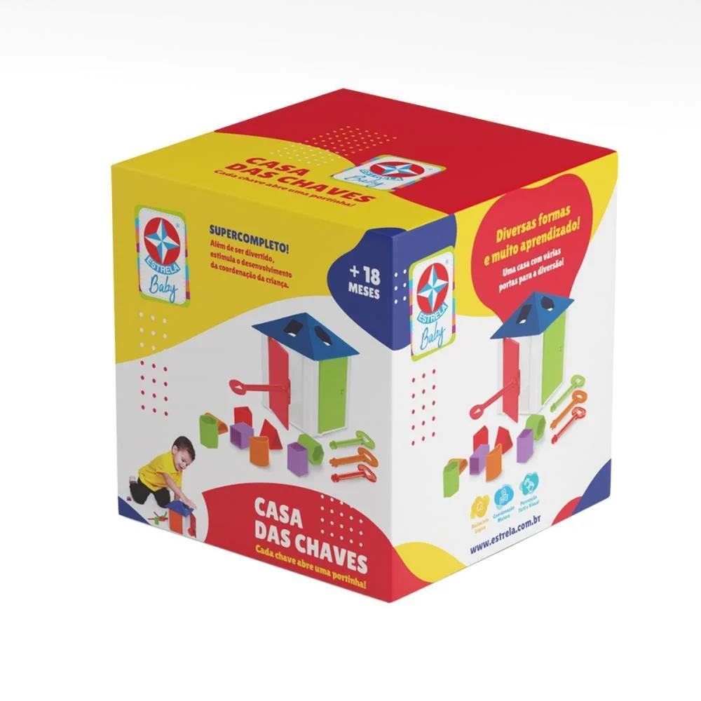 BRINQUEDO PARA BEBÊ CASA DAS CHAVES ESTRELA  - imagem 4