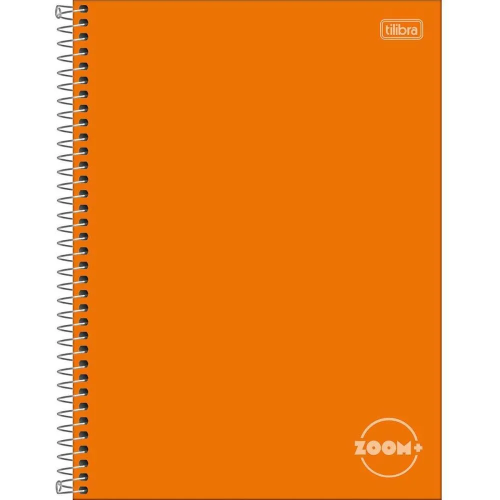 CADERNO 01X1 CAPA DURA ZOOM+ 96 FOLHAS LARANJA TILIBRA (PCT.C/04) - imagem 3