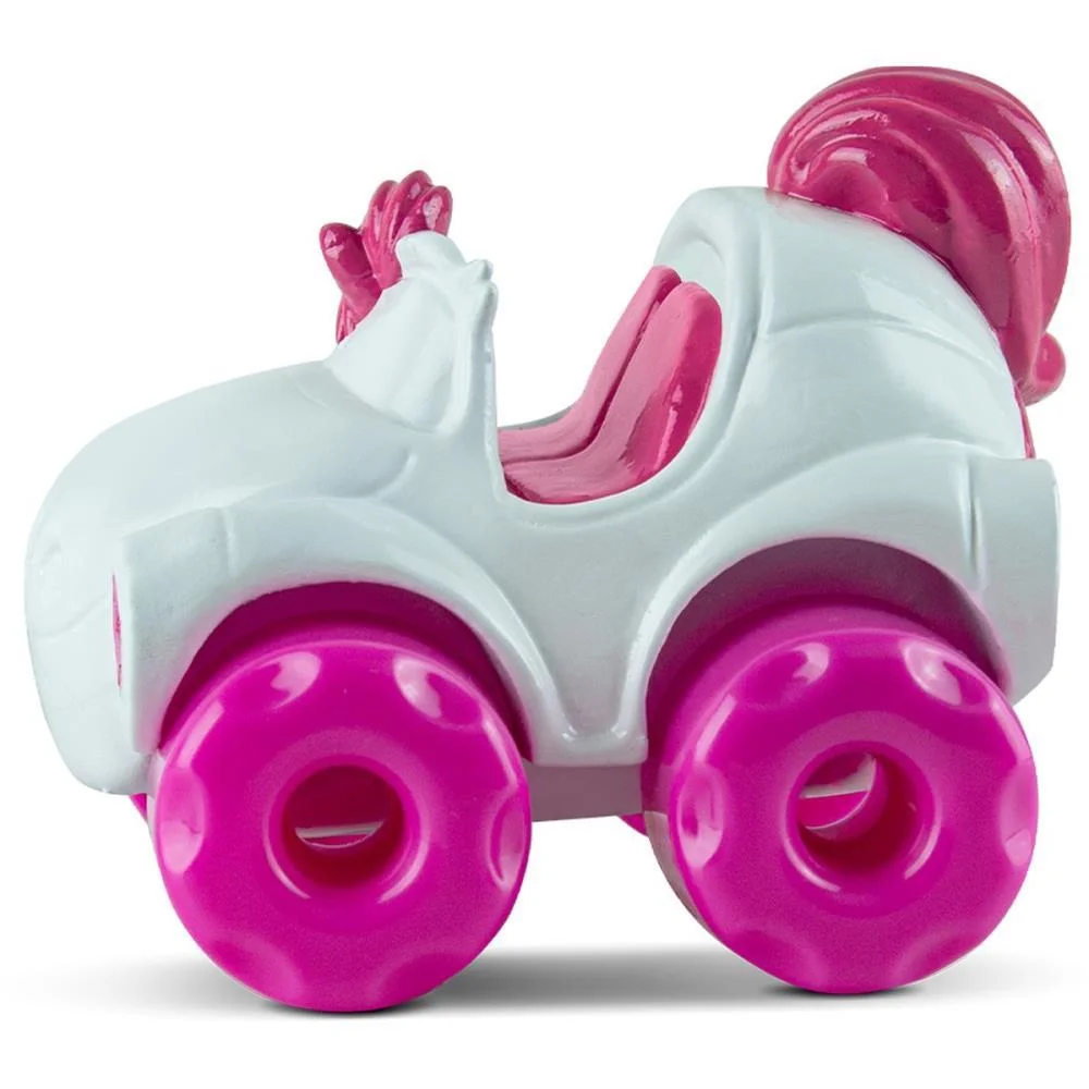 BRINQUEDO PARA BEBÊ CARRINHO KART UNICORNIO VINIL SAMBA TOYS  - imagem 4