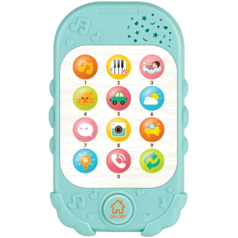 BRINQUEDO PARA BEBÊ BABY FONE CELULAR C/SOM E LUZ BRASKIT  - imagem 3