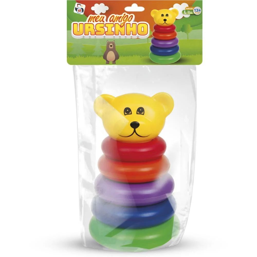 BRINQUEDO PARA BEBÊ MEU AMIGO URSINHO PICA PAU  - imagem 4