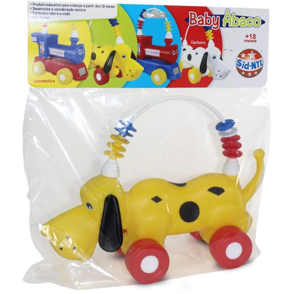 BRINQUEDO PARA BEBÊ BABY ABACO CACHORRO (S) SID-NYL  - imagem 4