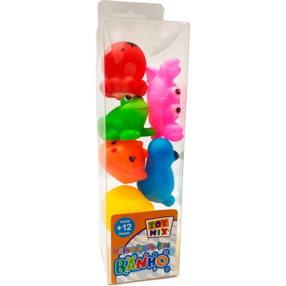 BRINQUEDO PARA BEBÊ PARA BANHO 7PCS (S) TOY MIX  - imagem 2
