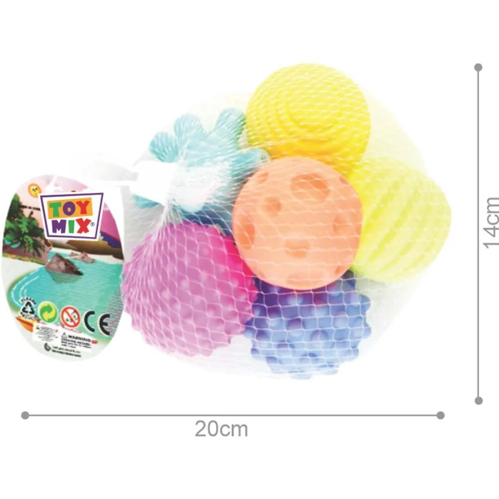 BRINQUEDO PARA BEBÊ PARA BANHO ESFERAS 6PCS (S) TOY MIX  - imagem 4