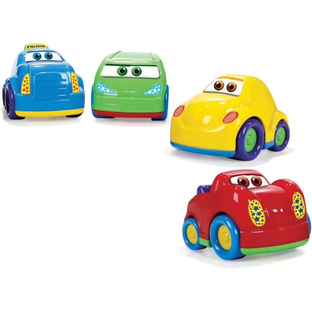 BRINQUEDO PARA BEBÊ BABY CARS BIG STAR COM 16 UNIDADES - imagem 2