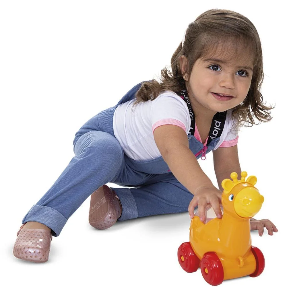 BRINQUEDO PARA BEBÊ BABY FOFO GIRAFA SOLAPA MERCO TOYS  - imagem 4