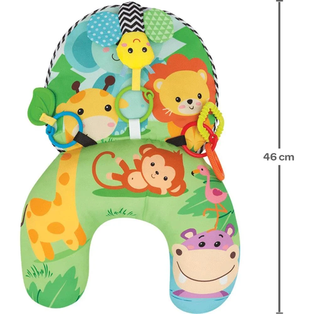 BRINQUEDO PARA BEBÊ ALMOFADA ATIVIDADES COM MORDEDOR BUBA  - imagem 8