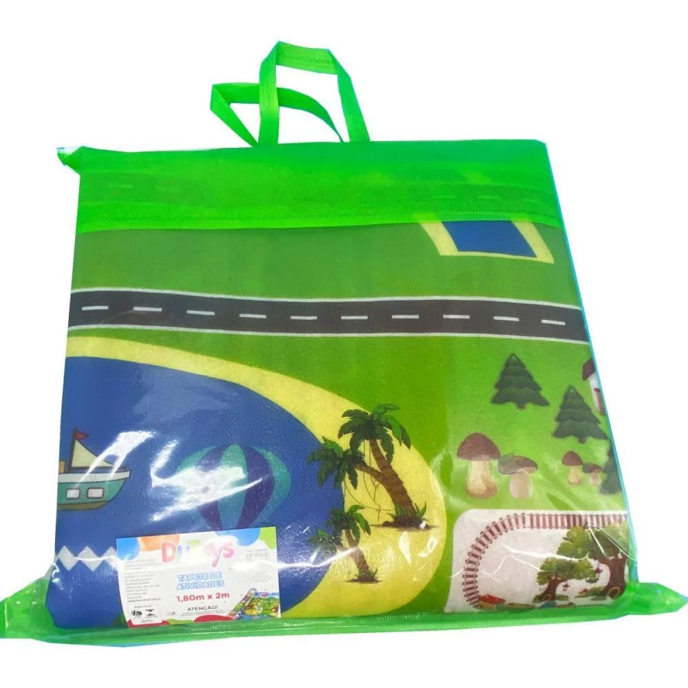 TAPETE PARA BEBE DUPLA FACE 1,50X1,80M TOY MIX  - imagem 2