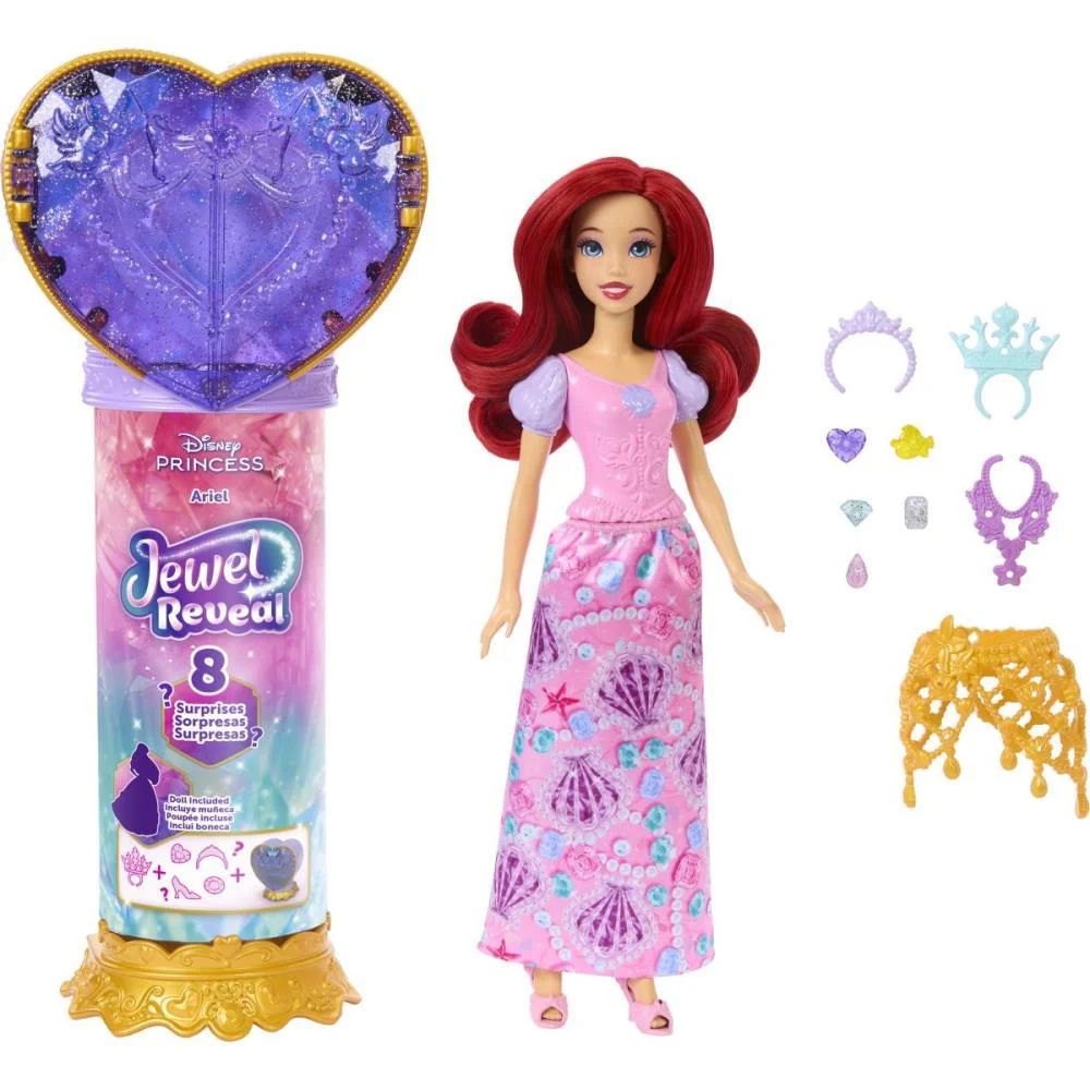 BONECA DISNEY PRINCESA REVEAL ARIEL MATTEL  - imagem 2