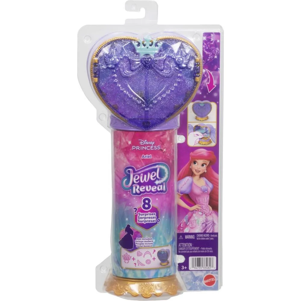 BONECA DISNEY PRINCESA REVEAL ARIEL MATTEL  - imagem 5