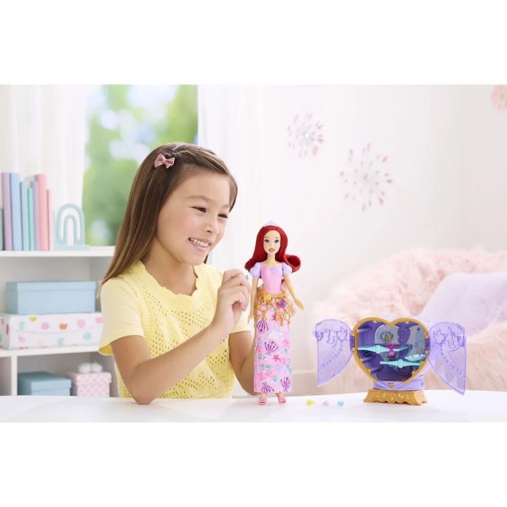BONECA DISNEY PRINCESA REVEAL ARIEL MATTEL  - imagem 6